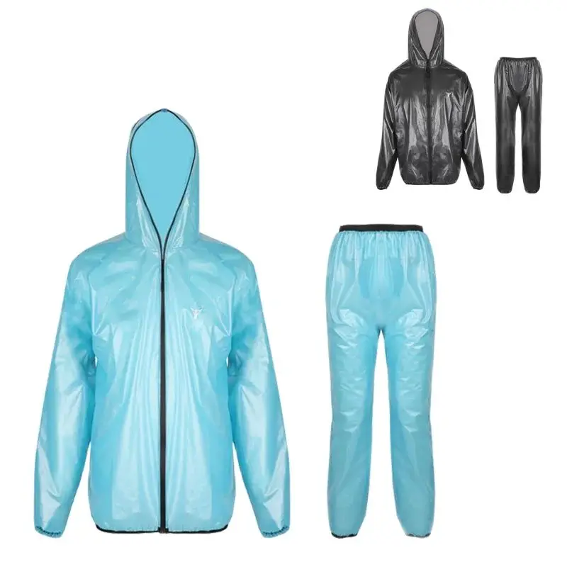 

Upgraded Waterproof Raincoat Suit Outdoor Fishing Sports Golf Raincoat Unisex Riding Motorcycle Rainwear Suit Adult Rain Jacket