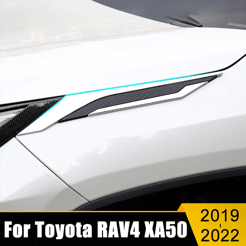 Для Toyota RAV4 2019 2020 2021 2022 RAV 4 XA50 ABS пластиковая Автомобильная листья украшение на
