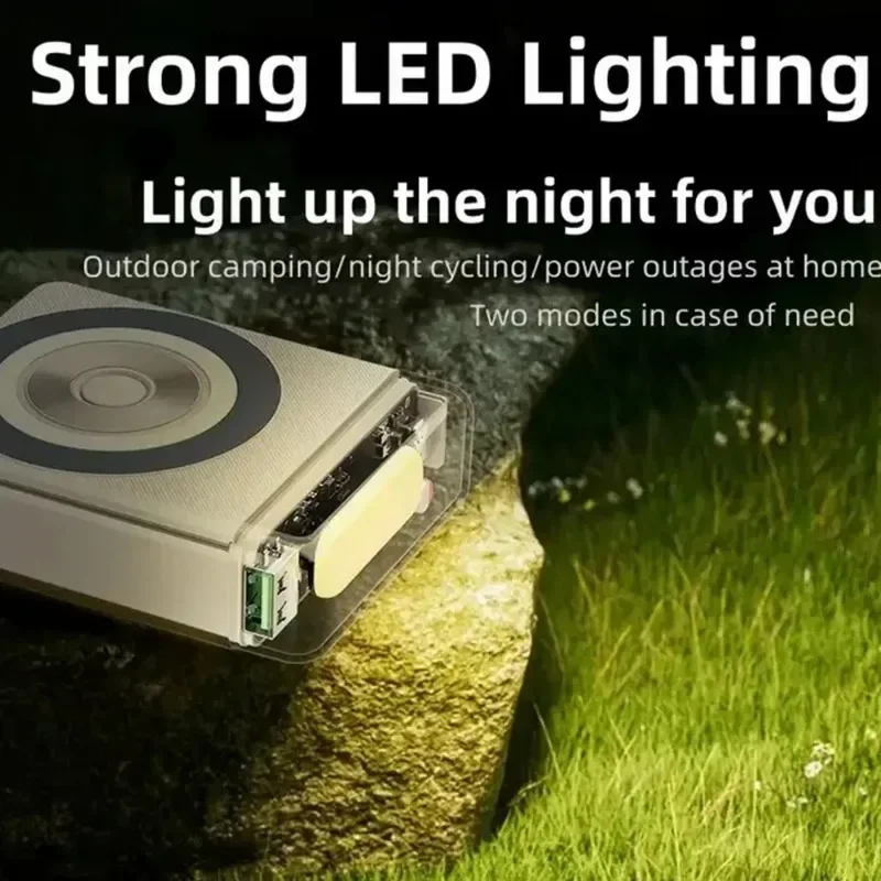 Магнитный беспроводной блок питания для Magsafe внешняя резервная батарея ночник