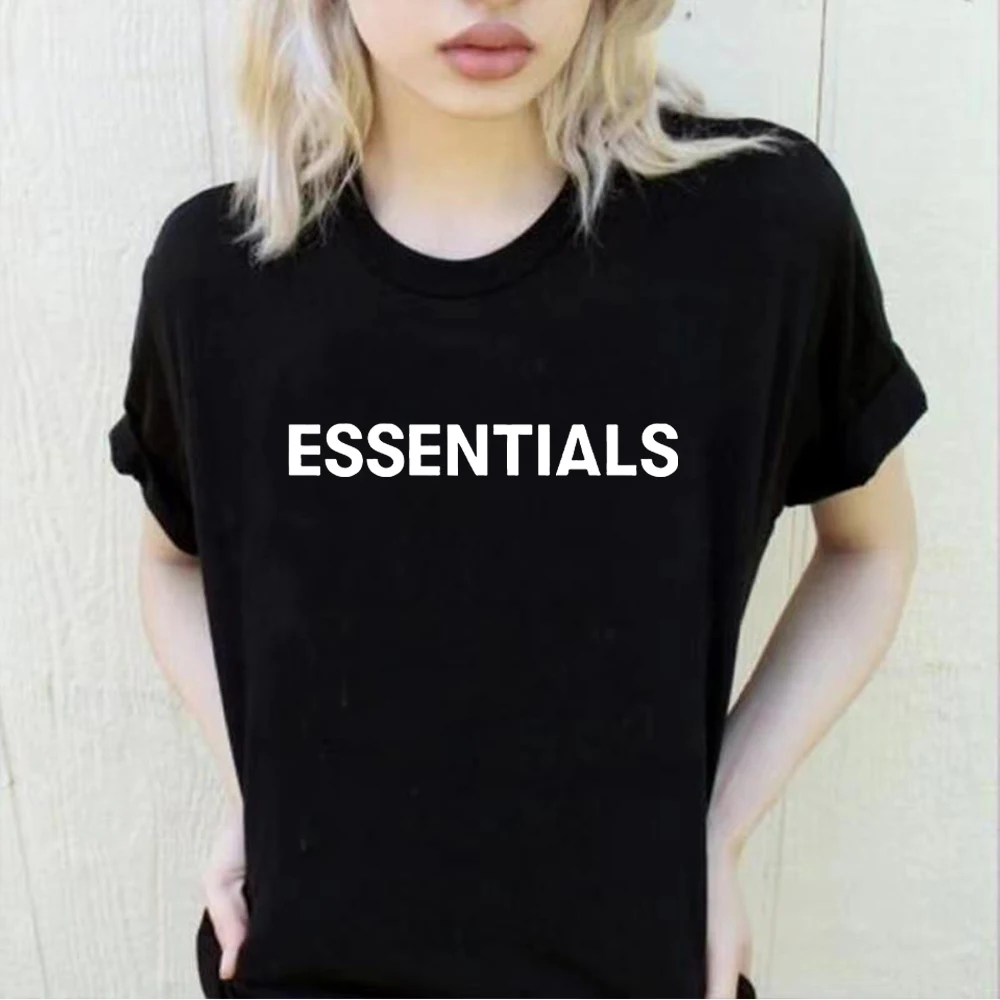 

Sexy Women Graphic Tee Essentials Inspired Shirt Essentials Casual T-Shirts Summer Short Sleeve Top Vintage Hip-Hop Harajuku Tee