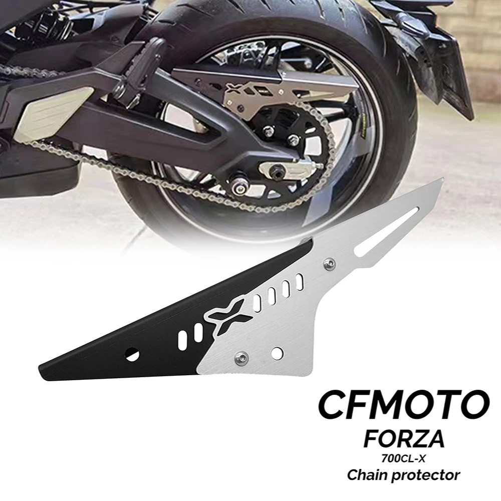 

For CFMOTO 700 CLX 700CLX 700CL-X CF 700CLX 700 CLX 700 CLX700 Motorcycle CNC Chain Cover Rear Chain Belt Guard Modified Parts