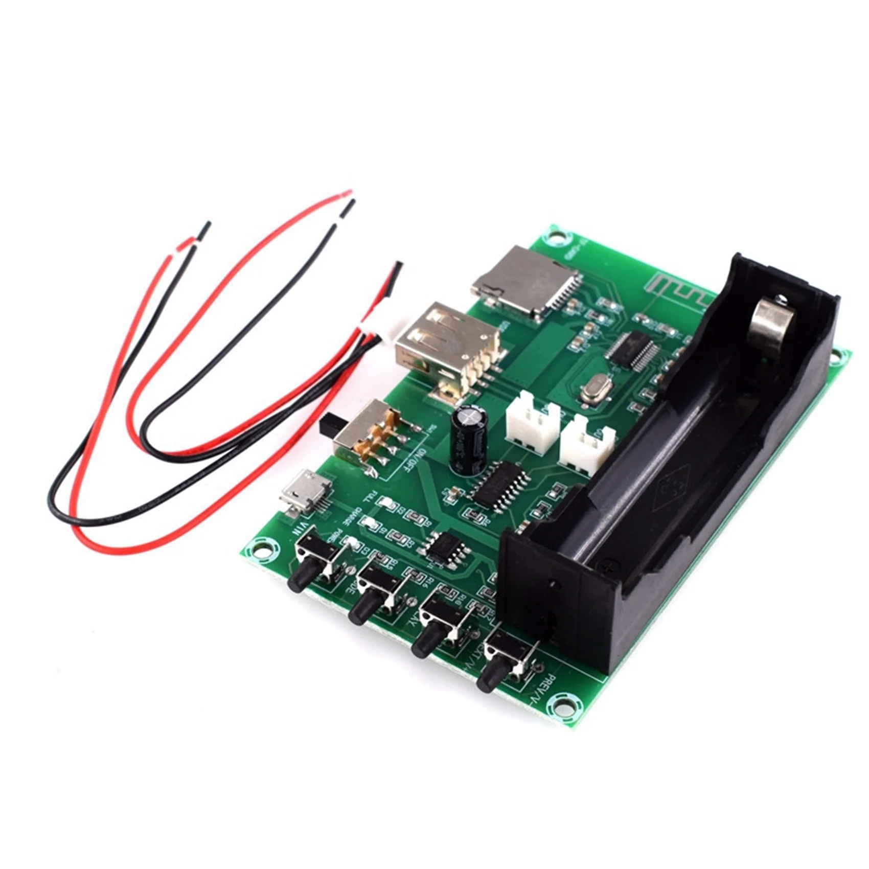 

XH-A150 Bluetooth Amplifier PAM8403 Audio Board 10W Lithium Battery Singing Machine USB TF-Card Dual Channel DIY Speaker
