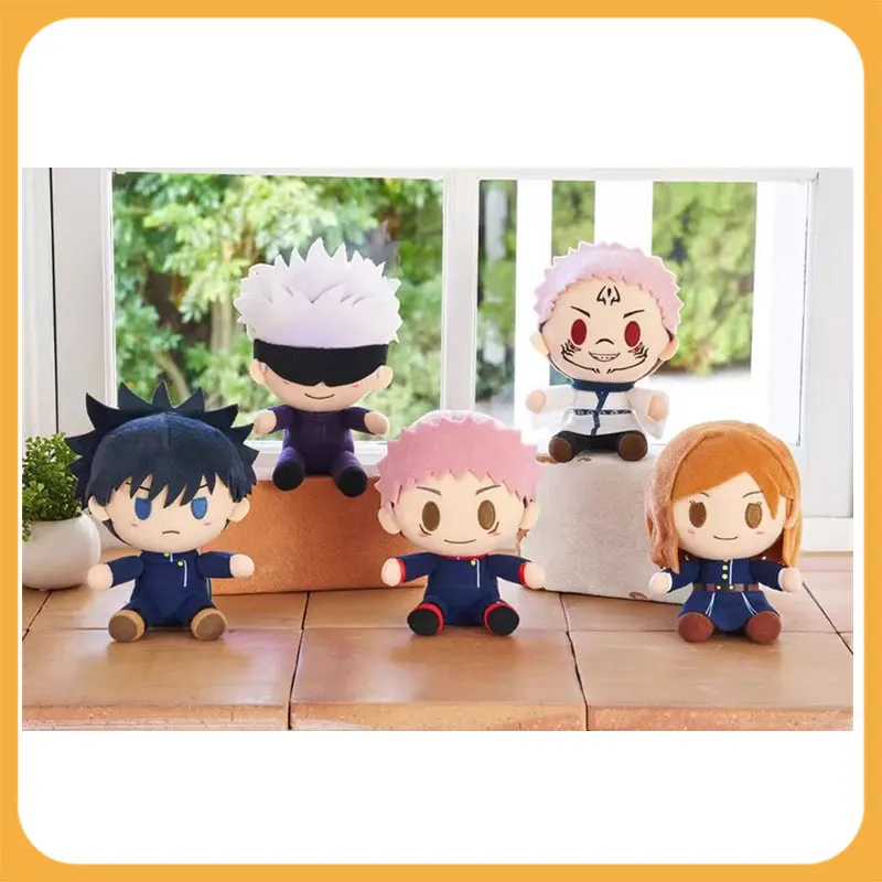 

Anime Jujutsu Kaisen Stuffed Toy Itadori Yuji Fushiguro Megumi Kugisaki Nobara Satoru Gojo Ryomen Sukuna Plush Doll Pillow