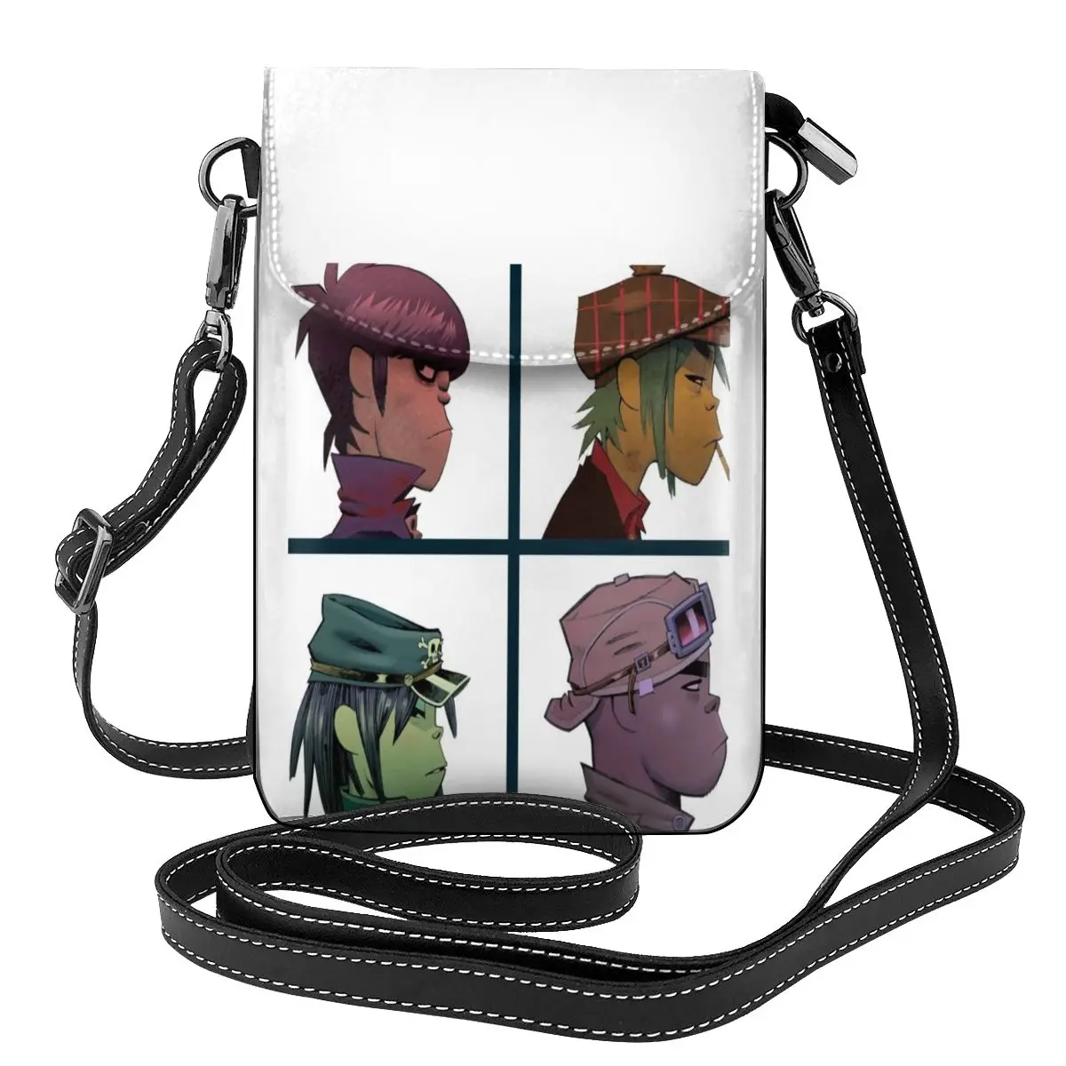 

Наплечная Сумка 16 gorillaz-Gorillaz, деловые кожаные женские сумки, студенческий подарок, эстетический кошелек