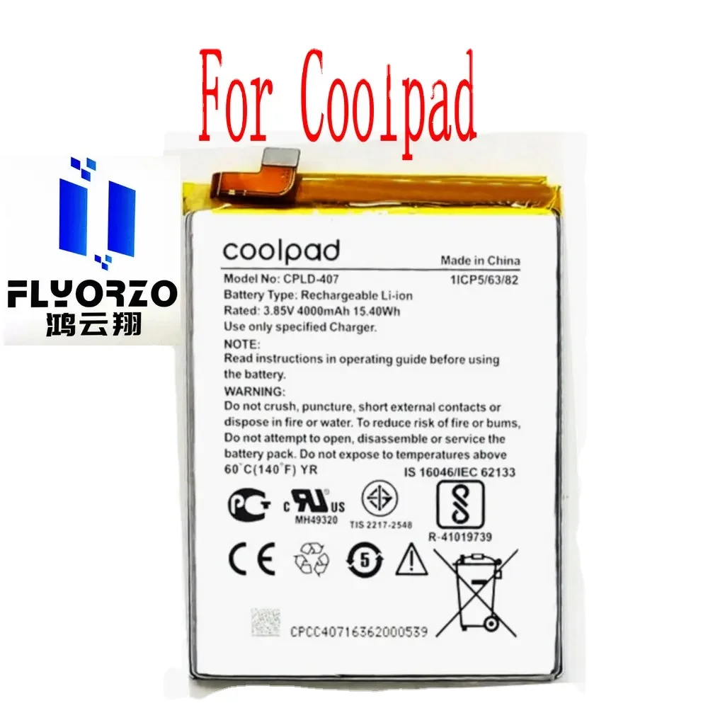 Новый аккумулятор CPLD-407 для мобильного телефона Coolpad Cool 1 Play 6 COR-I0 VCR-A0 Cool1 Changer 1C C107-9