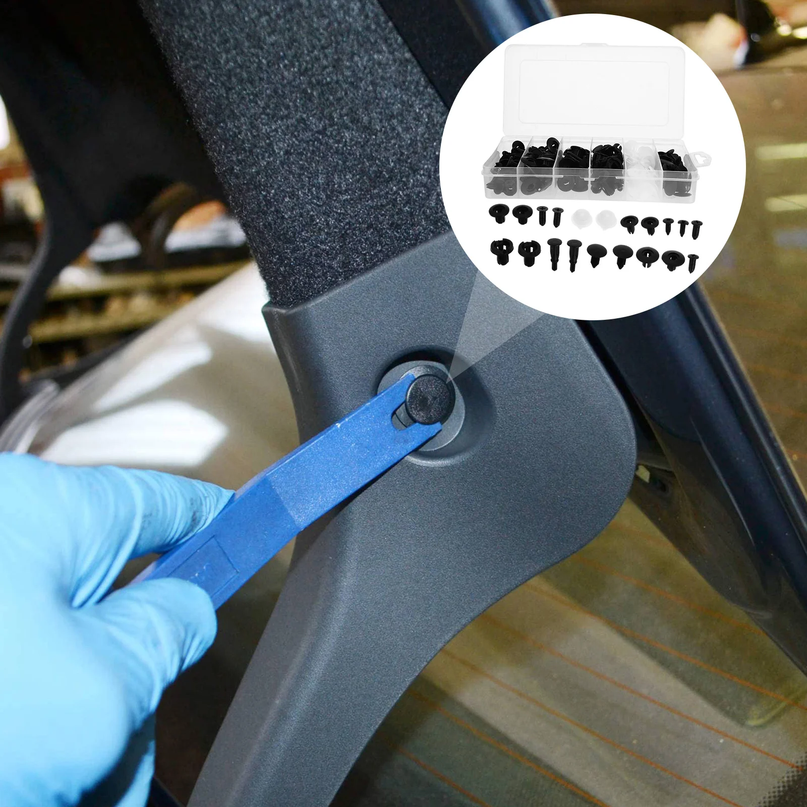 

Buckle Door Trim Clip Car Bumper Fastener Panel Retainer Fasteners Auto Plastic Clips Bumpers Interior replacement parts