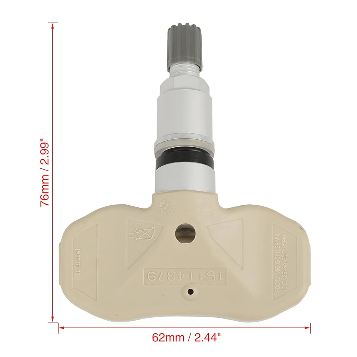 1/4 шт. датчик контроля давления в шинах TPMS для Chevrolet Suburban 2005-2006 Tahoe 15114379 42607-06060 315 МГц