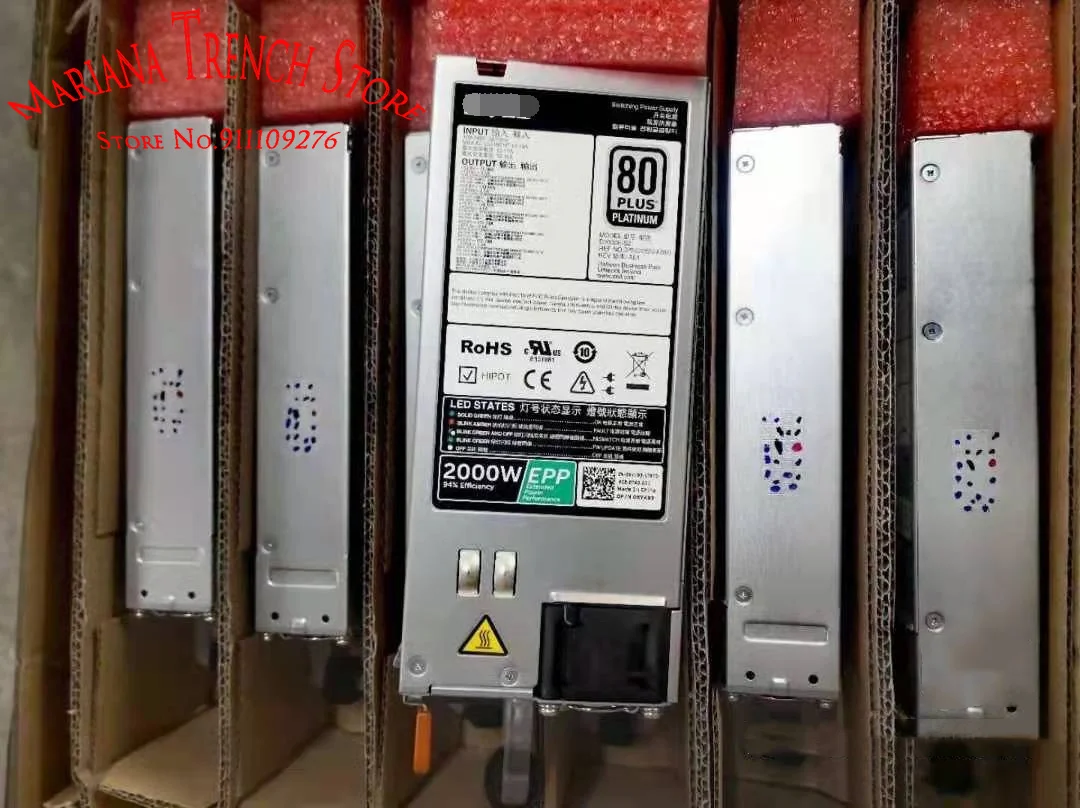 

D2000E-S2 for DELL Rack Servers EPP 2000W Switching Power Supply