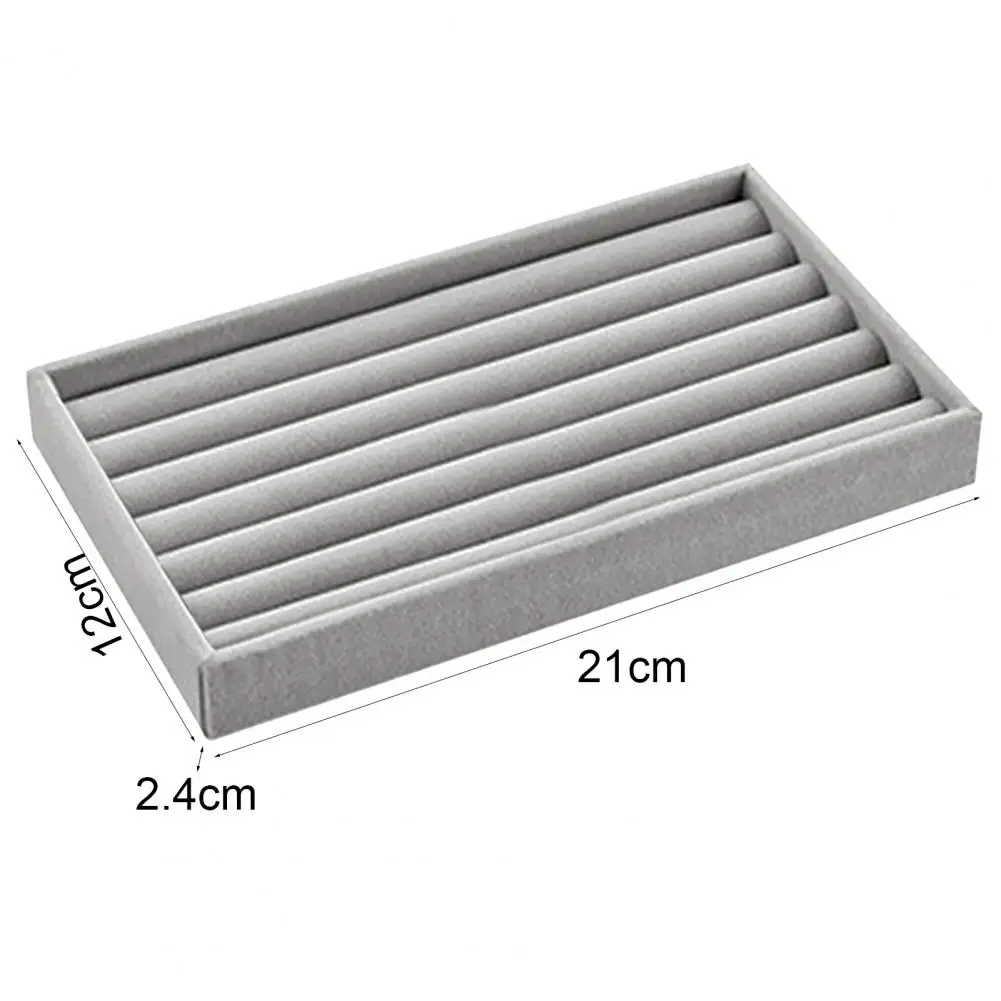 

Jewelry Box Dust-Proof Flannel Convenient Bracelets Key Holder Jewelries Box Jewelry Container for Dresser