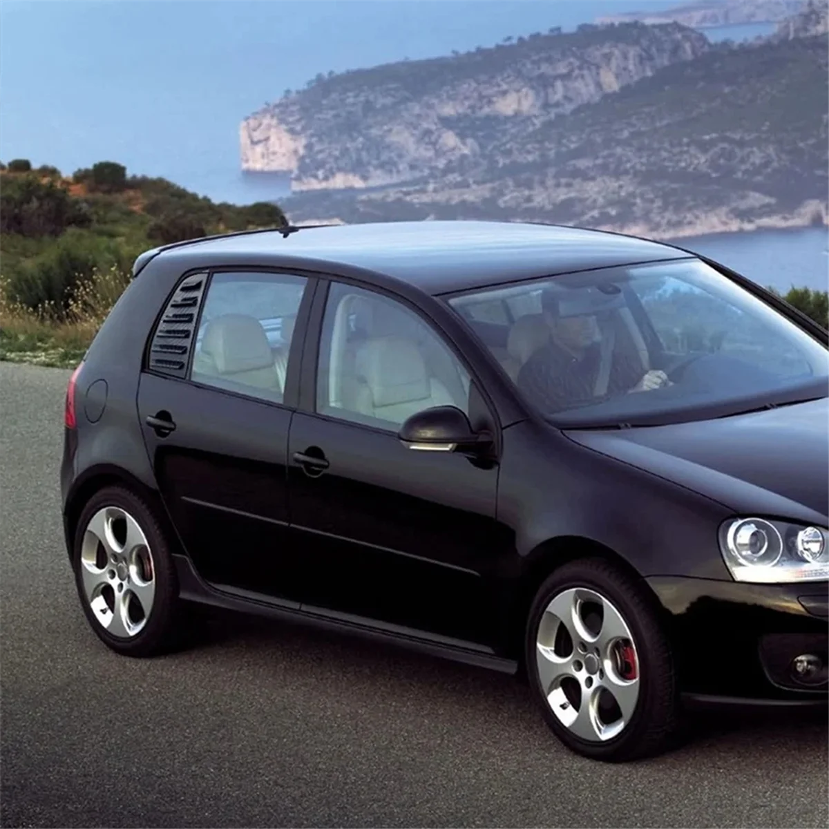 Для Volkswagen Golf 5 MK5 автомобильная задняя жалюзи окно боковая крышка наклейка