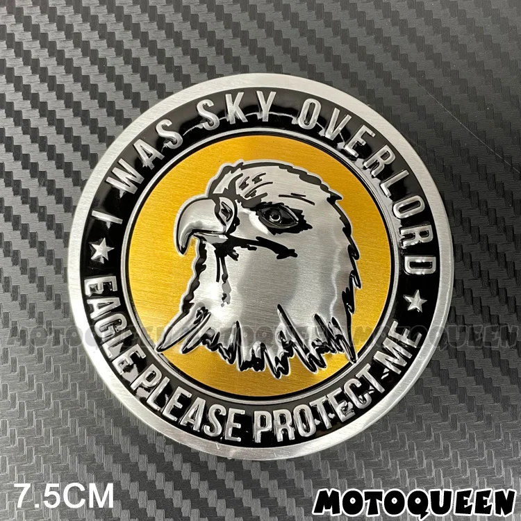 

1X 3D эмблема с логотипом, накладка на бак, масляная крышка, купольное крыло, капот двигателя, винтажная алюминиевая наклейка для мотоцикла, наклейки для тигра, орла, льва