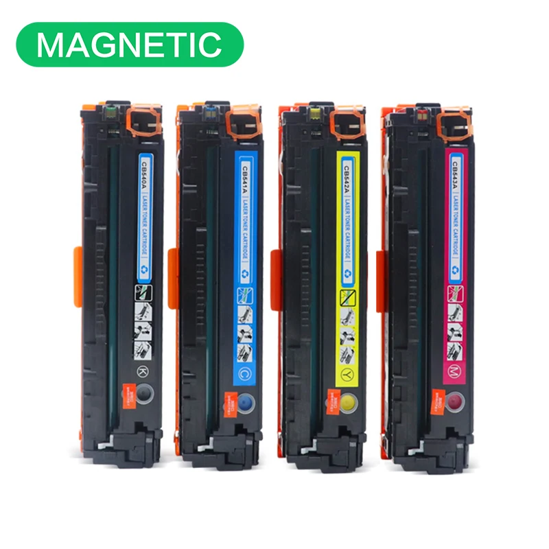 Фото Картридж с тонером для принтера HP LaserJet CP1215 CP1515n CP1518ni CM1312, совместимый с CB540A CB540 540A CB541A CB542A CB543A 125A №3