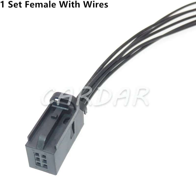 

1 компл. 6 контактов 0,6 серия автомобильный сигнал давления в шинах разъем для VW Audi 1534121-1 4D0971636 1534121-1 4D0971636