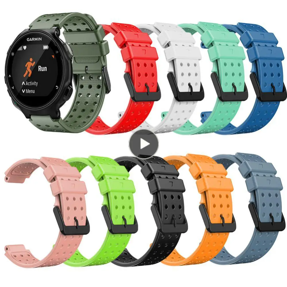 

Ремешок силиконовый для наручных часов Garmin Forerunner735xt 235lite 630
