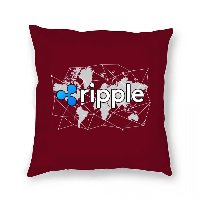 

Ripple XRP криптокарта мира, Модный чехол с круглым вырезом