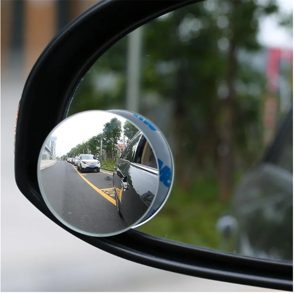 

Rimless Mirrors 360 Degree HD Blind Spot Mirror Adjustable Car Rearview Convex Mirror for Car Reverse Wide Angle Vehicle Parking