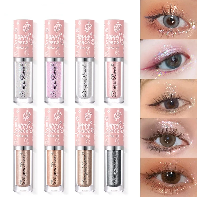 

Tear Drop Liquid Eye Shadow Super Shiny Piece Glistening Lying Silkworm Pen Brightens Eye Shadow Liquid Highlights Glitter