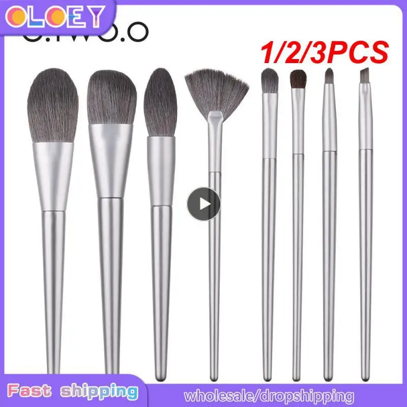 

1/2/3PCS Soft Makeup Brushes Set Eyeliner Eye Shadow Brush Cosmetic Foundation Blush Powder Blending Beauty Makeup Tool