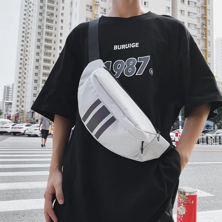 

Women's Fashion Trend Brand Multi-functional Chest Pack Men's Cool Outdoor Sports Crossbody Shoulder Bag Mobile Phone Fanny Pack