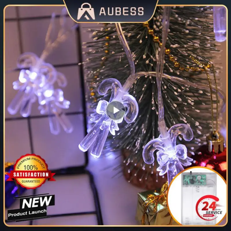 

LED Christmas String Lights Double Cane Fairy Garland Decoration Christmas Tree New Year Room Valentine's Day Battery Operated