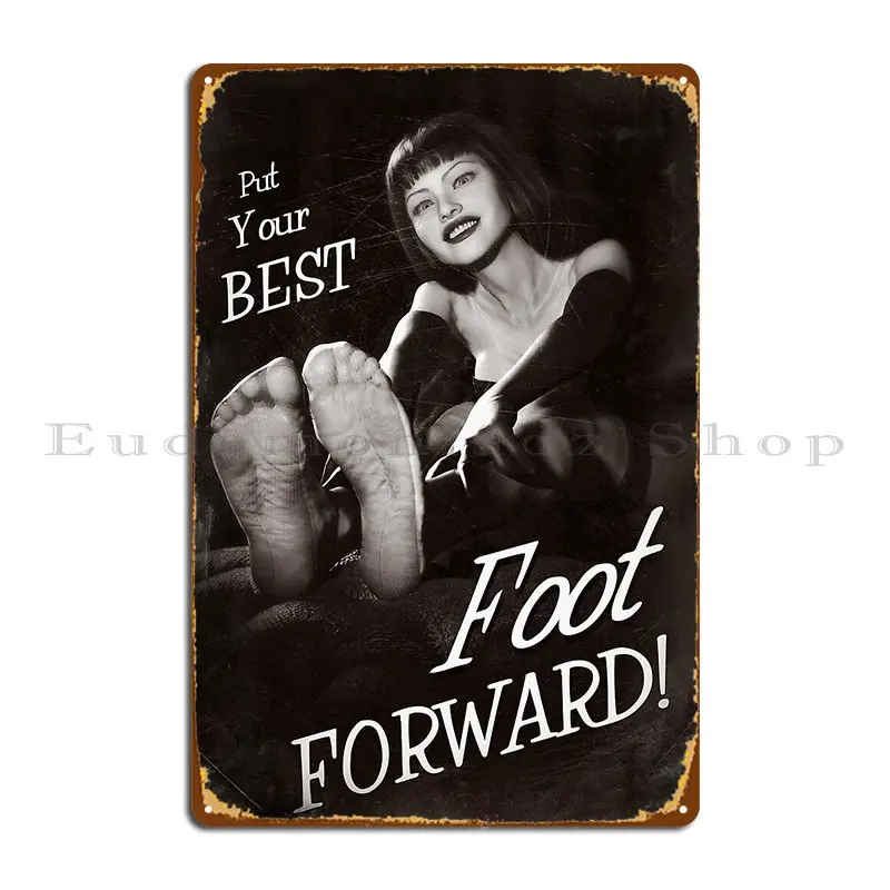 Бетти Блэйз лучший металлический знак вперед для ног дизайн бруса гаражная стена