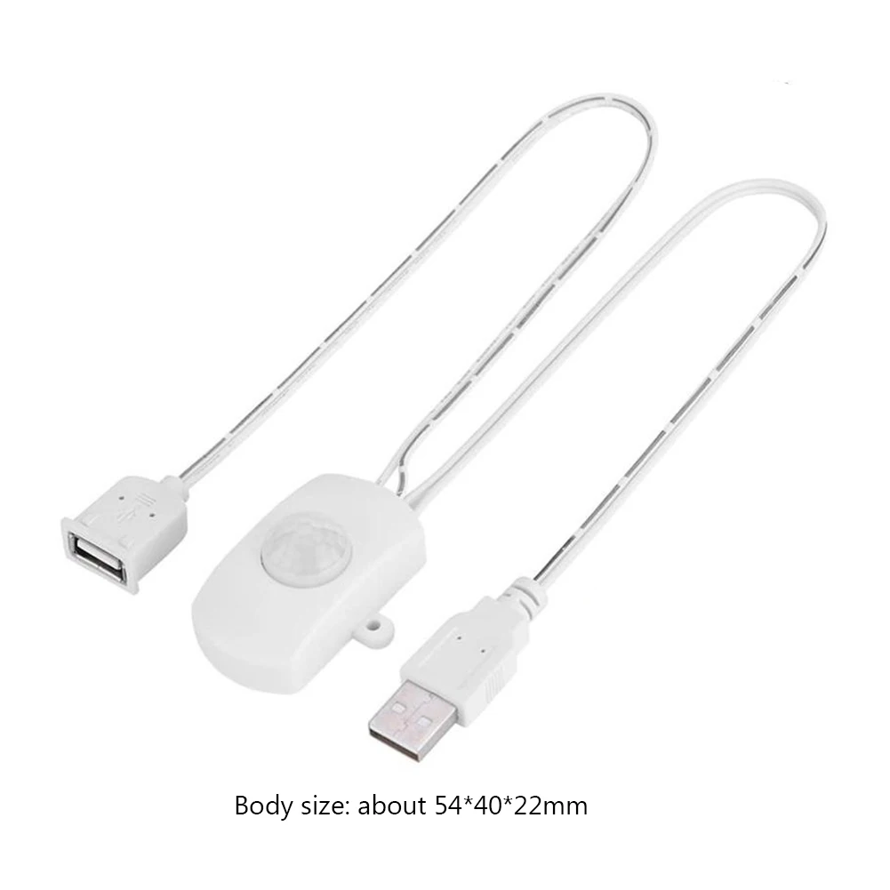 Умный инфракрасный PIR-выключатель с USB-интерфейсом, мини-выключатель для коридора, практичный, портативный, регулируемый, для ванной комнаты и подвала (art.: 3920da13bd772) - 3920da13bd772