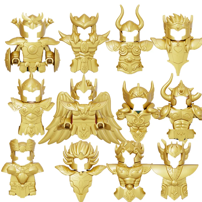 

Конструктор «Saint Seiyat Twelve Constellations», аниме персонаж из мультфильма, детская коллекция, пластиковый игрушечный кирпич PG8299 PG8300