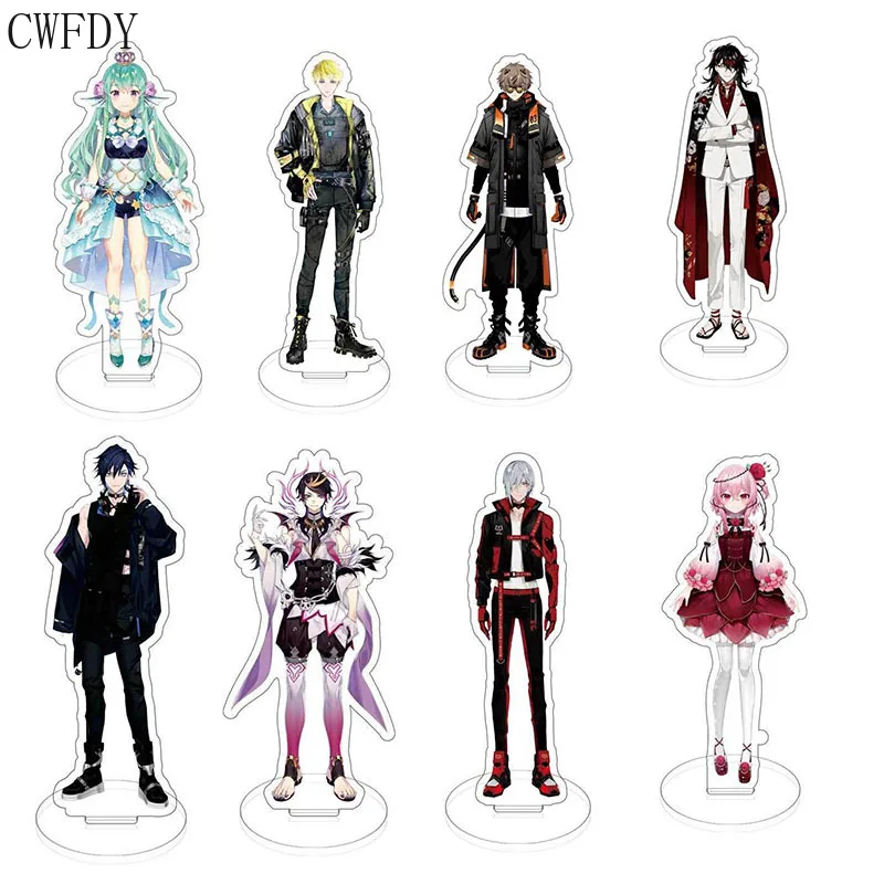 

Anime Luxiem VTuber Figures Acrylic Stand Shu Mysta Luca Ike Vox Character Cute Collection Key Chain Gifts For Girlfriend 15cm