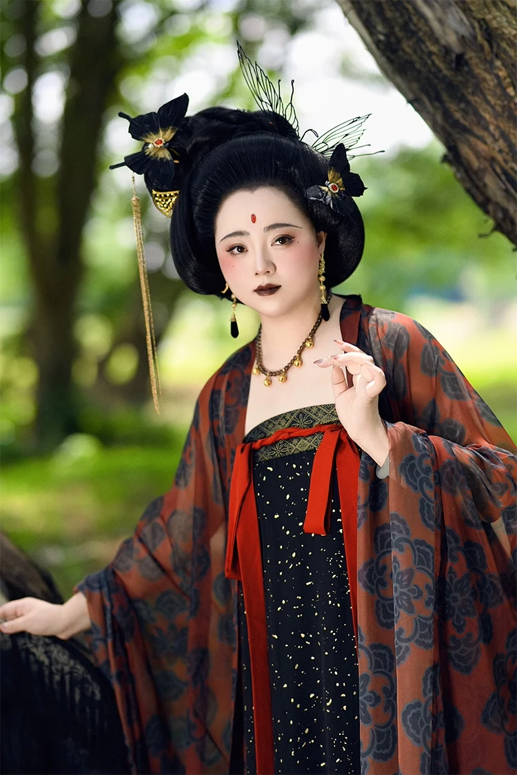 Женское китайское платье Hanfu Qixiong Ruqun традиционное сценическое