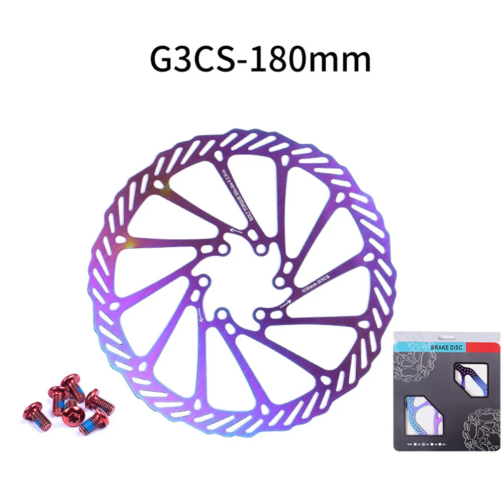 Купи Bicycle Brake Disc MTB Bike Cycling Front Rear Caliper 160/180/203mm Rotors For Mountain Road Bike Brake Disc Bike Parts за 616 рублей в магазине AliExpress