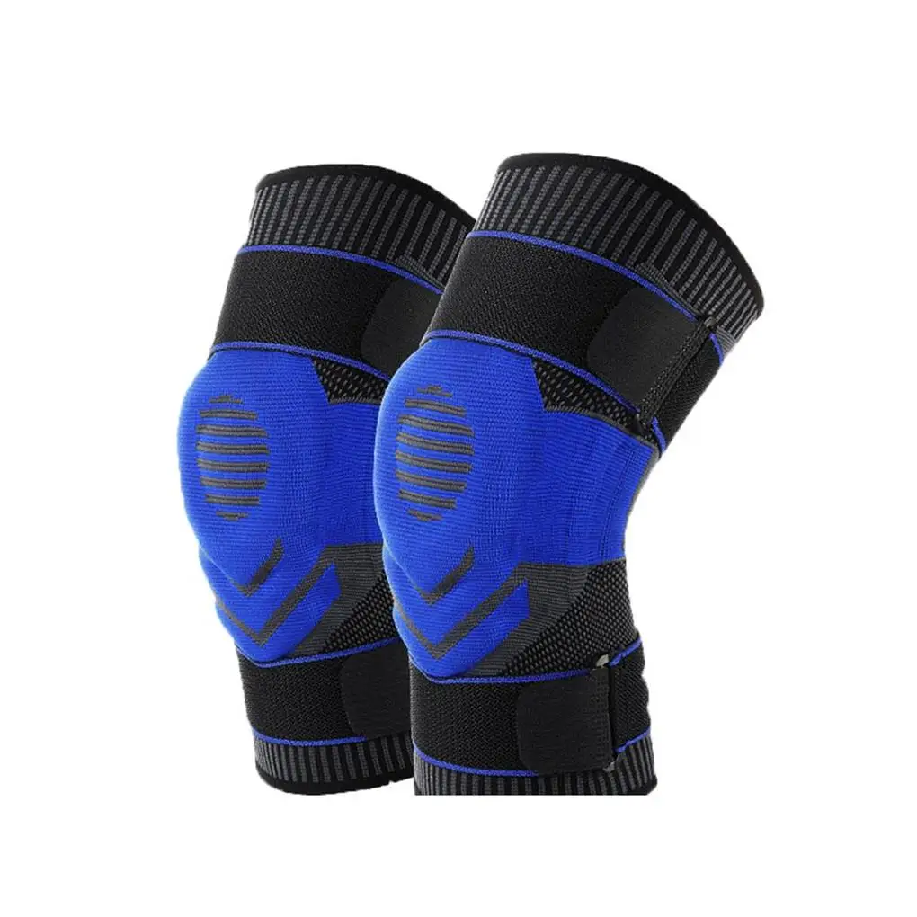 

2Pcs Knees Sleeves Soft Comfortable Knee Pads Knitted Wide Application Female Brace Protectors Unisex Running Male Sporting