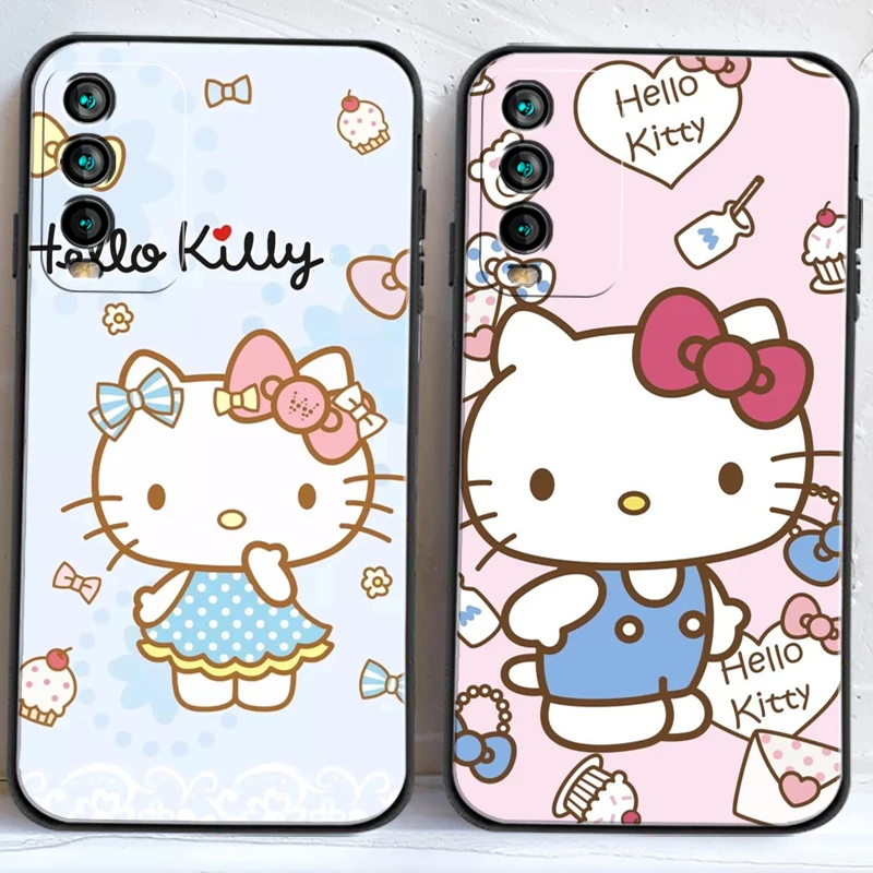 

Hello Kitty Cute Cat Phone Cases For Xiaomi Redmi Note 11T 11 Pro 4G 5G Redmi Note 11 4G 11 5G Back Cover Coque Soft TPU