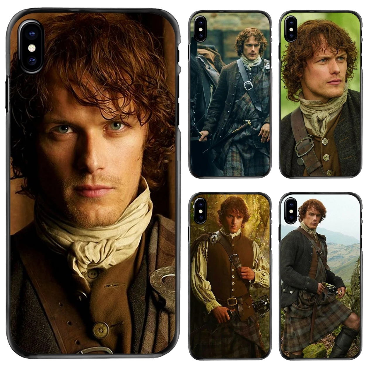 

Jamie Fraser Outlander Hard Phone Cover Case For Apple iPhone 11 12 13 14 Pro MAX Mini 5 5S SE 6 6S 7 8 Plus 10 X XR XS