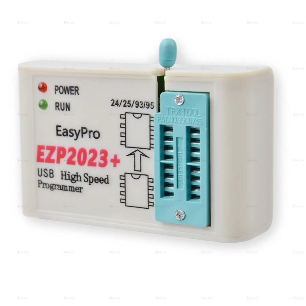 EZP2023 USB-программатор SPI с 10 адаптерами и поддержкой 24 25 93 95 EEPROM Flash Bios Minipro
