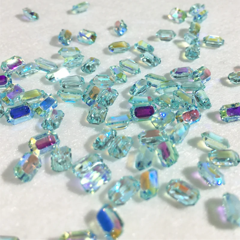 50 шт. подвески для ногтей Aurora Squar (6 мм)