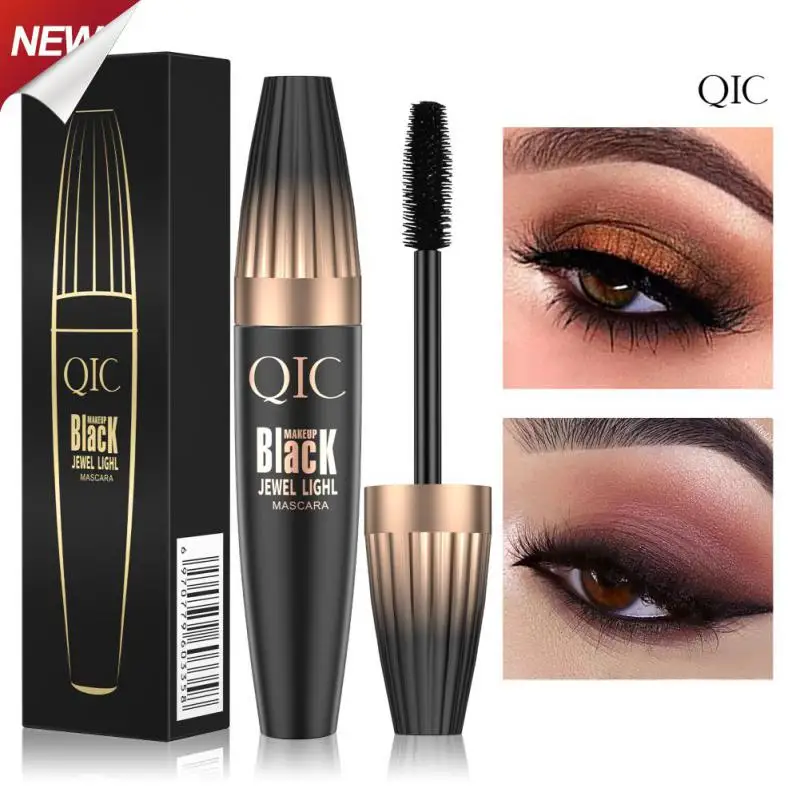 

4D Mascara Lengthening Waterproof Eyelashes Eye Mascara Black Volume Silk Fibers Brush Eyelash Makeup Tools Women Eye Cosmetics