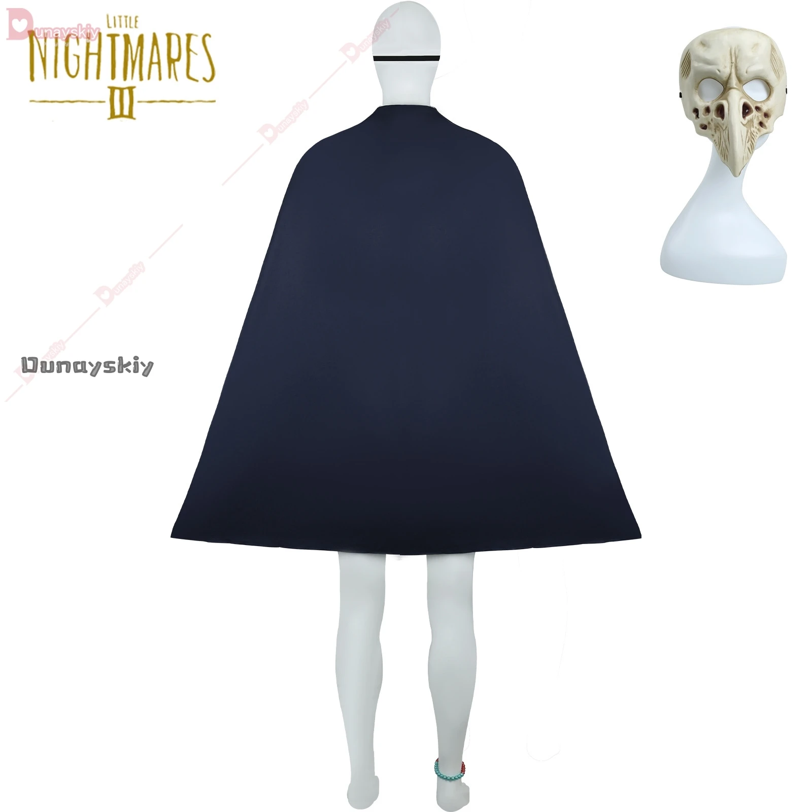 Костюм для косплея Game Little Nightmares 3 НИЗКИЙ костюм взрослых и мужчин маскировочный с