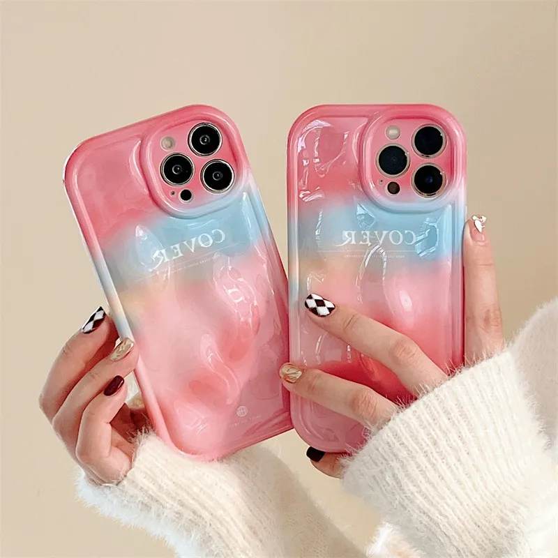 

Fashion Three-dimensional Meteorite Grain Female Phone Cover Case For Iphone 14 13 12 11 Pro Max Anti-fall Soft Coque Fundas