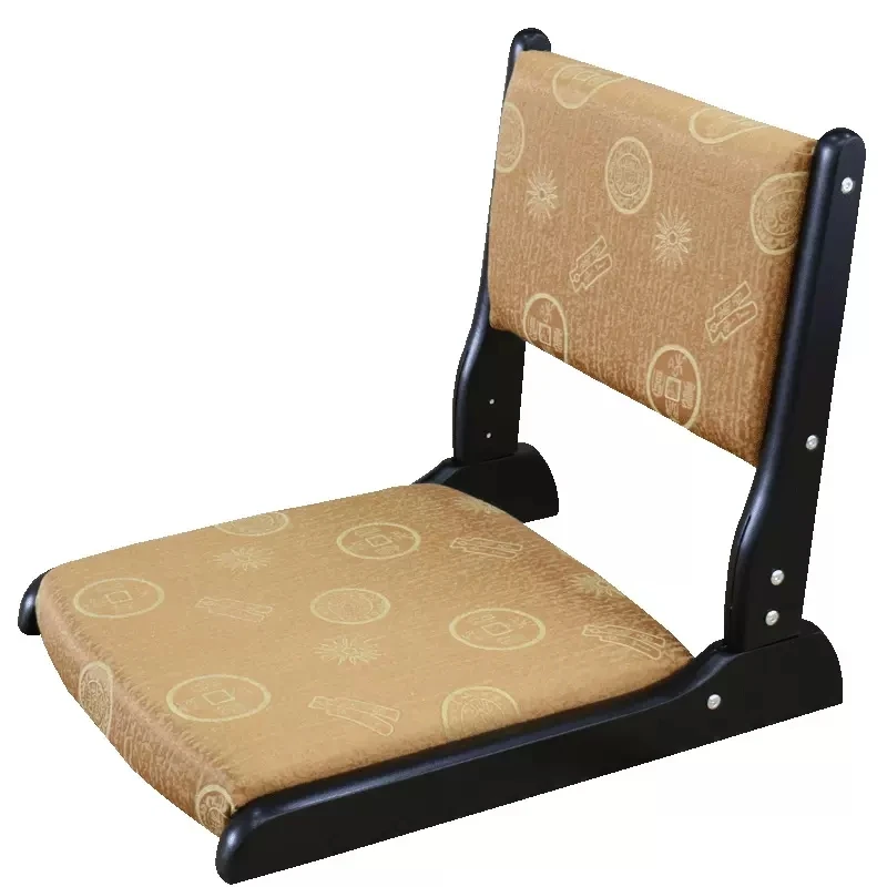 

Portable&Foldable Tatami Floor Legless Chair with Back Support Meditation Floor Seating Lazy Chair for Bay Window Living Room