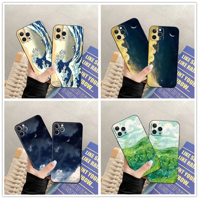 

Phone Cases For Huawei p40 p20 p30 Lite Case Honor 20 10 P Smart 2019 Nova 5t Coque Mate 40 Pro Silicon Couple Back Cover