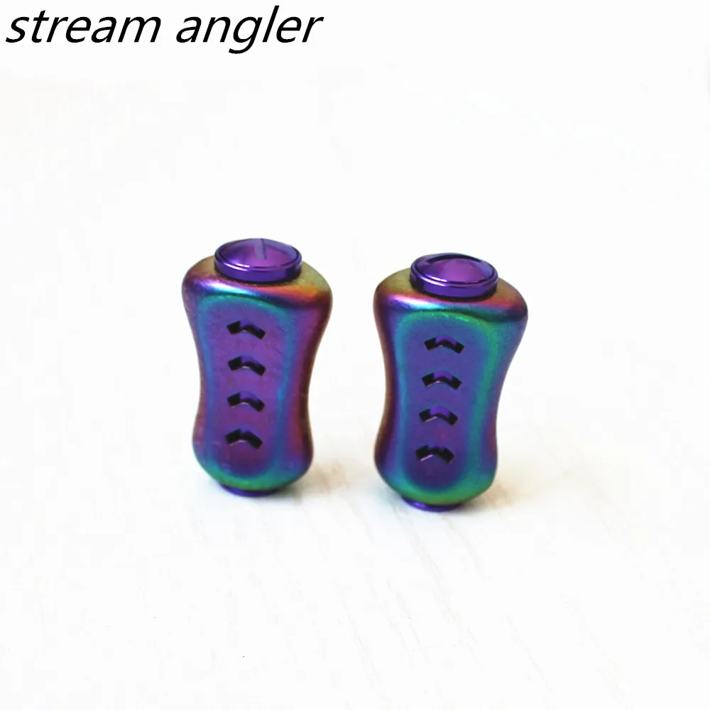 Ручки из нержавеющей стали красочные для Daiwa Baitcasting аксессуары ручек катушки STEEZ