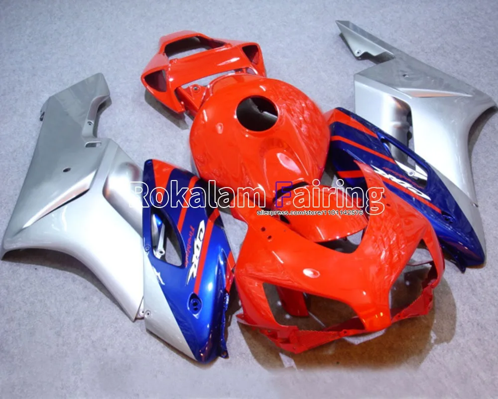 

For Honda CBR1000RR 2004 2005 CBR 1000RR CBR1000 04 05 Silver Blue Red Fairing Kit of Motorcycle (Injection molding)