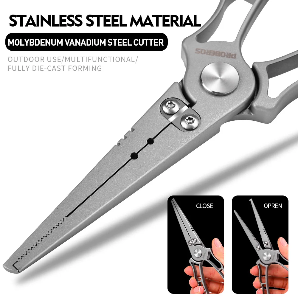 Ножницы для резки лески 18 5 см рыболовные плоскогубцы приманки прочный длинный