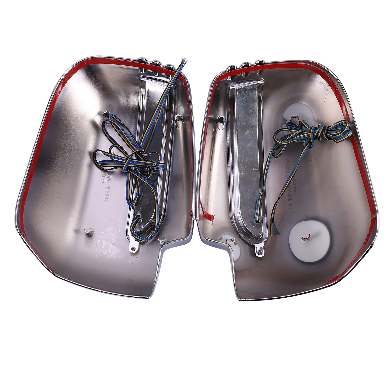 Чехлы на автомобильные дверные зеркала со светодиодом для Mitsubishi Triton L200 2005-2014 Pajero