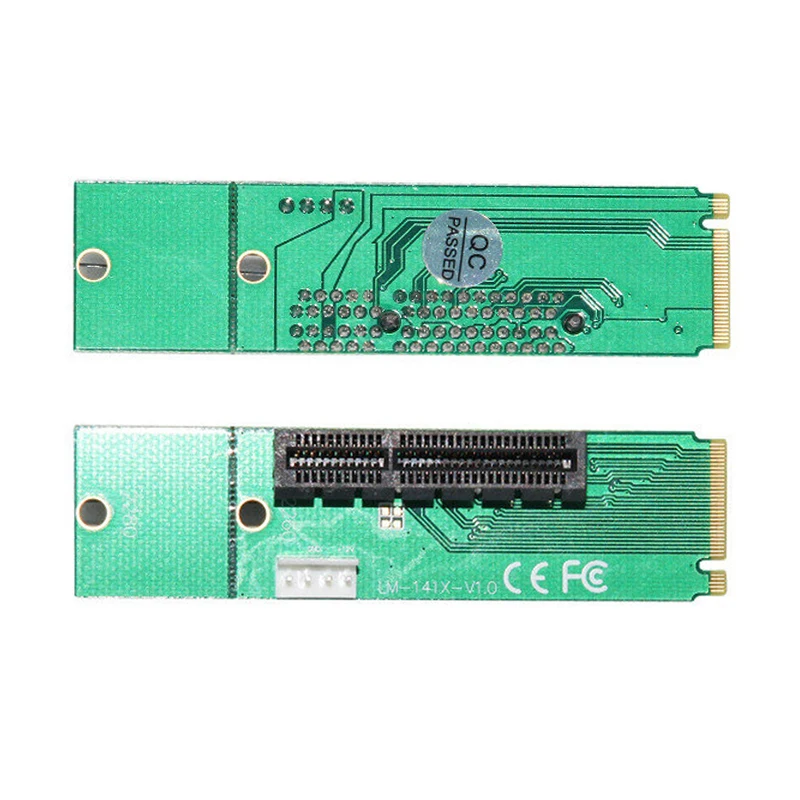 

2017 New NGFF M2 M.2 to PCI-E 4x 1x Slot Riser Card Adapter Male To Female PCIE Multiplier For BTC Miner Mining Machine