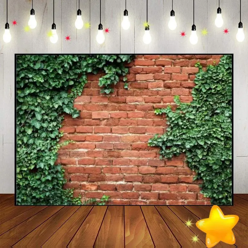 

Rustic Red Brick Wall Vintage Brick Background Photography Backdrops Party Photo Decoration Baby Shower Banner Birthday Backdrop