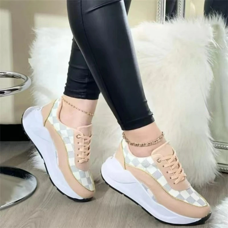 

2022 New Women's Wedges Sneakers Vulcanize Shoes Rocking Shoes Fashion Girls Sport Shoes Ladies Sneakers Shoes Woman Footwear