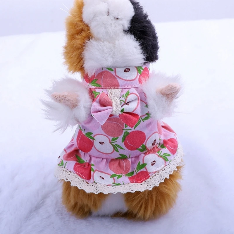 Rabbit Harness and Leash Small Animal Clothes for Rabbit Guinea-Pig Small Animal Bunny Guinea-Pig Dress Harness Leash images - 6