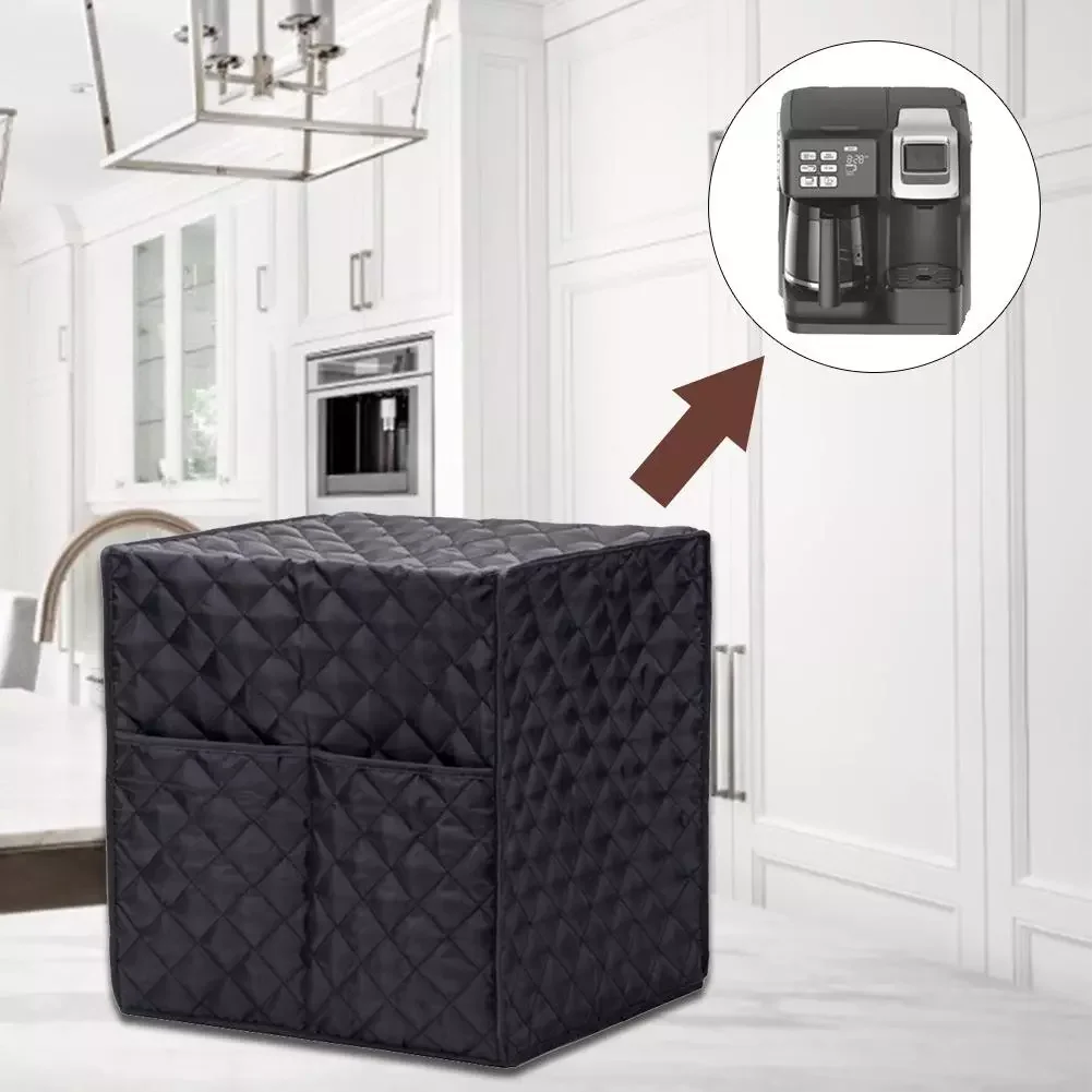 

Coffee Maker Cover Espresso Appliance Cover Waterproof Fit- Fits With Two Big Pockets Yeal Around Protection