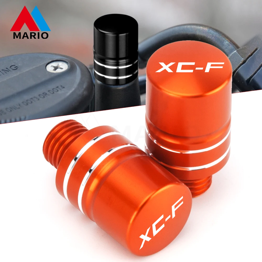 

For KTM XCF XCF-W TPI All Years 2Pcs Universal Brand New Motorcycle Accessories Mirror Hole Plug Screw Bolts Covers Cap